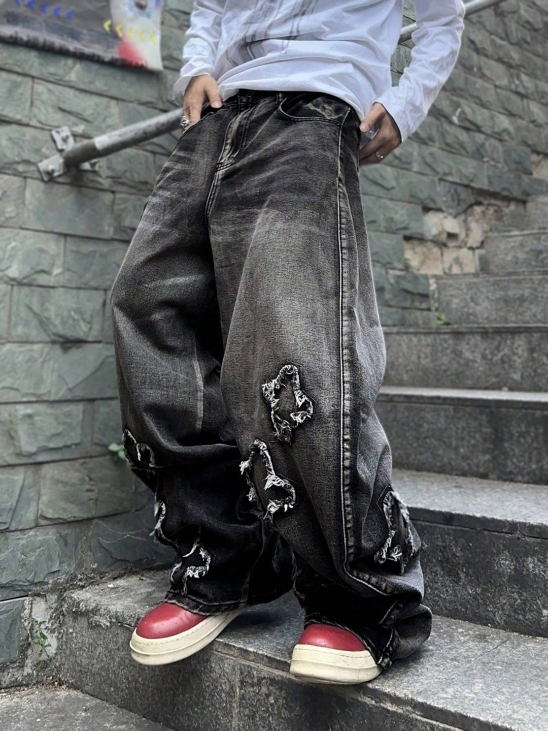 Jeans SHEIN, gri