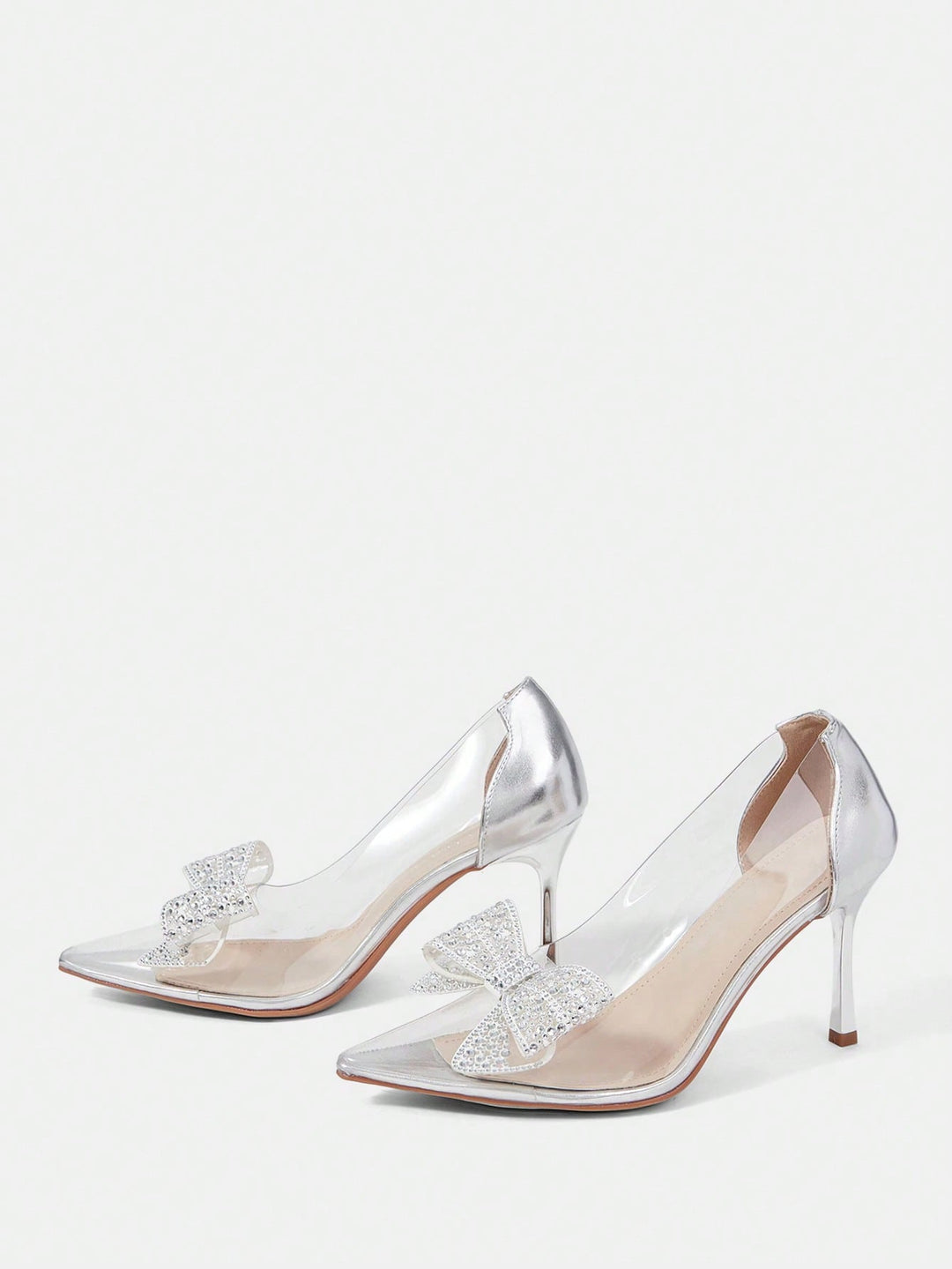 Pantofi cu toc SHEIN, gri
