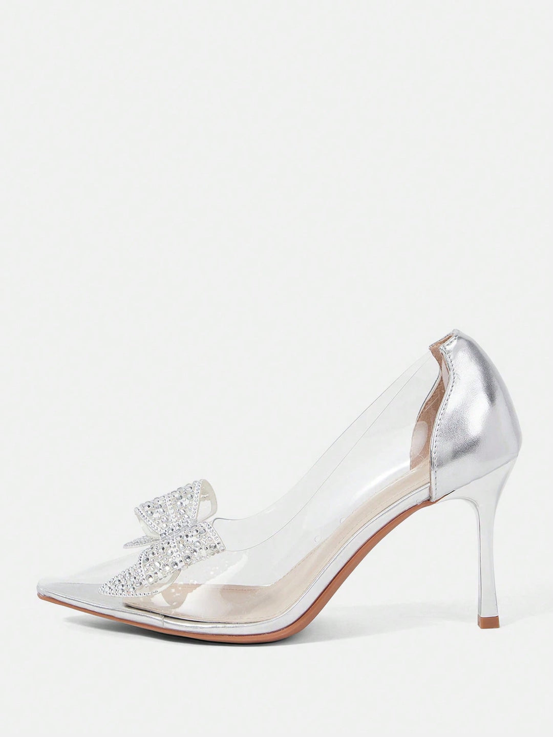 Pantofi cu toc SHEIN, gri