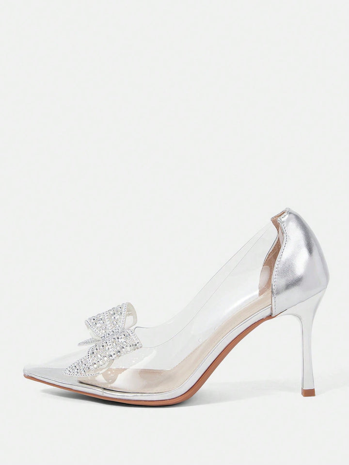 Pantofi cu toc SHEIN, gri