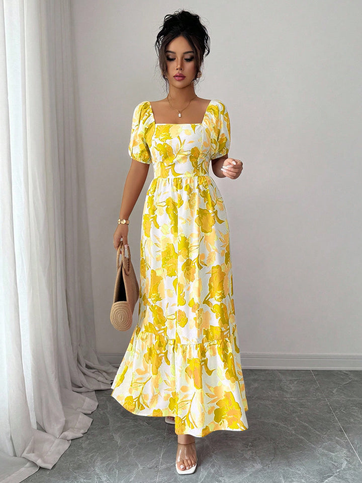 Rochie maxi SHEIN, galben