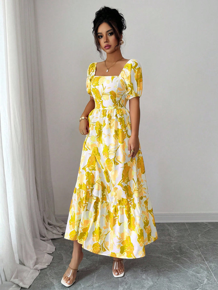 Rochie maxi SHEIN, galben