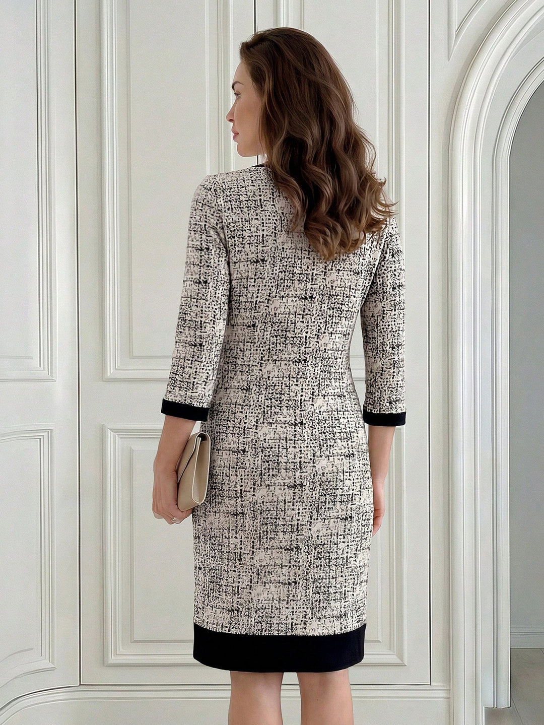 Rochie scurtă SHEIN, maro