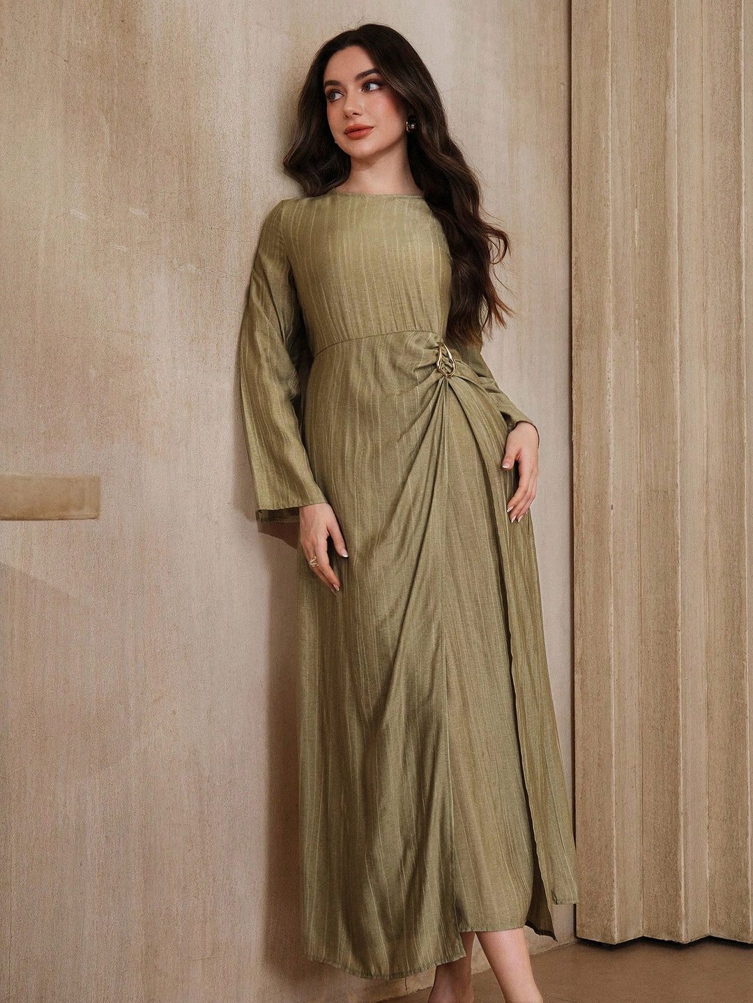 Rochie maxi SHEIN, portocaliu