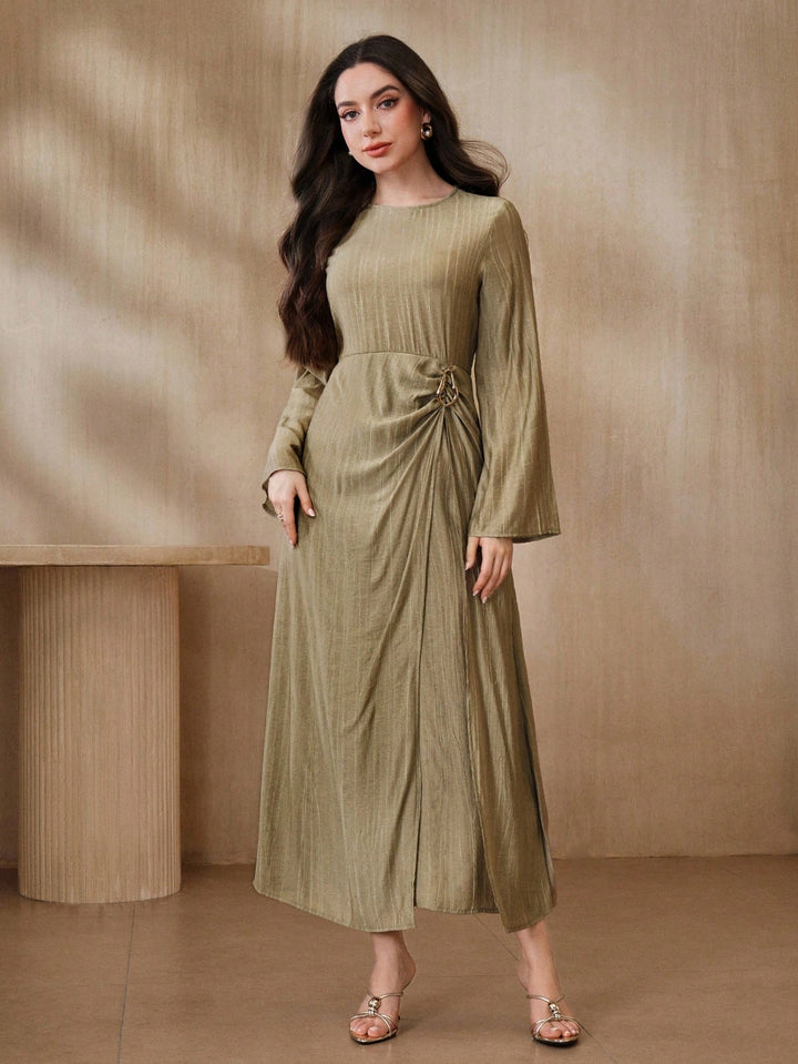 Rochie maxi SHEIN, bej