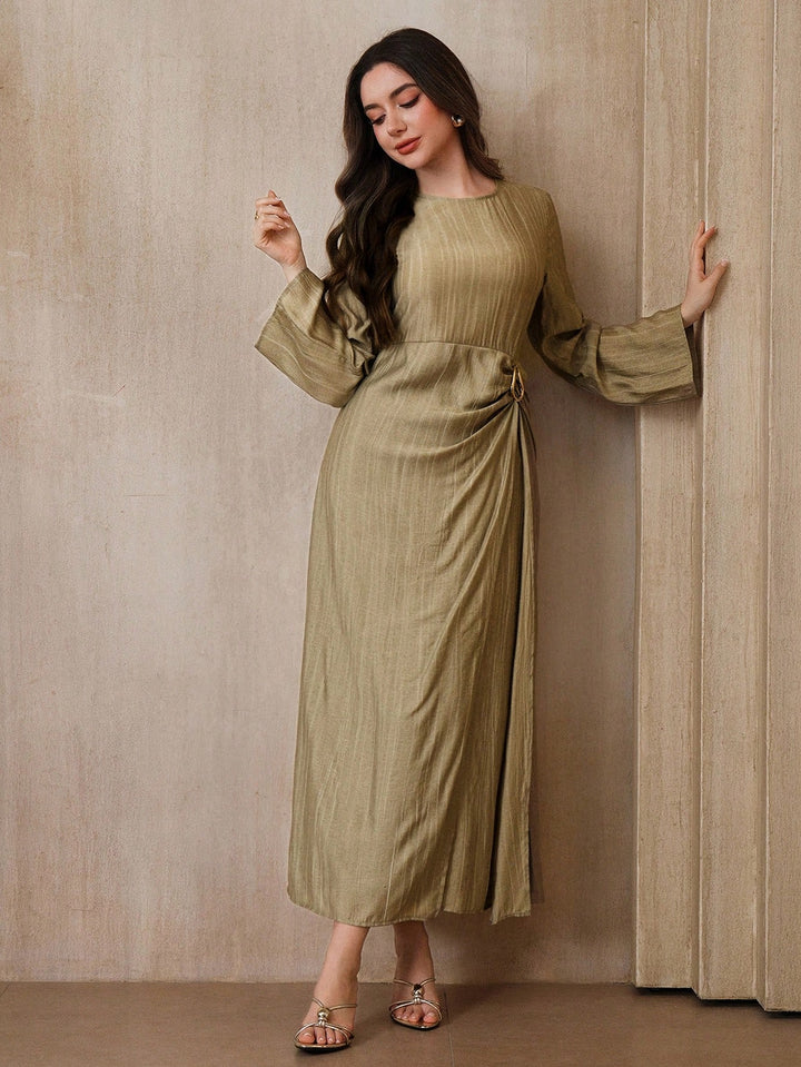 Rochie maxi SHEIN, bej