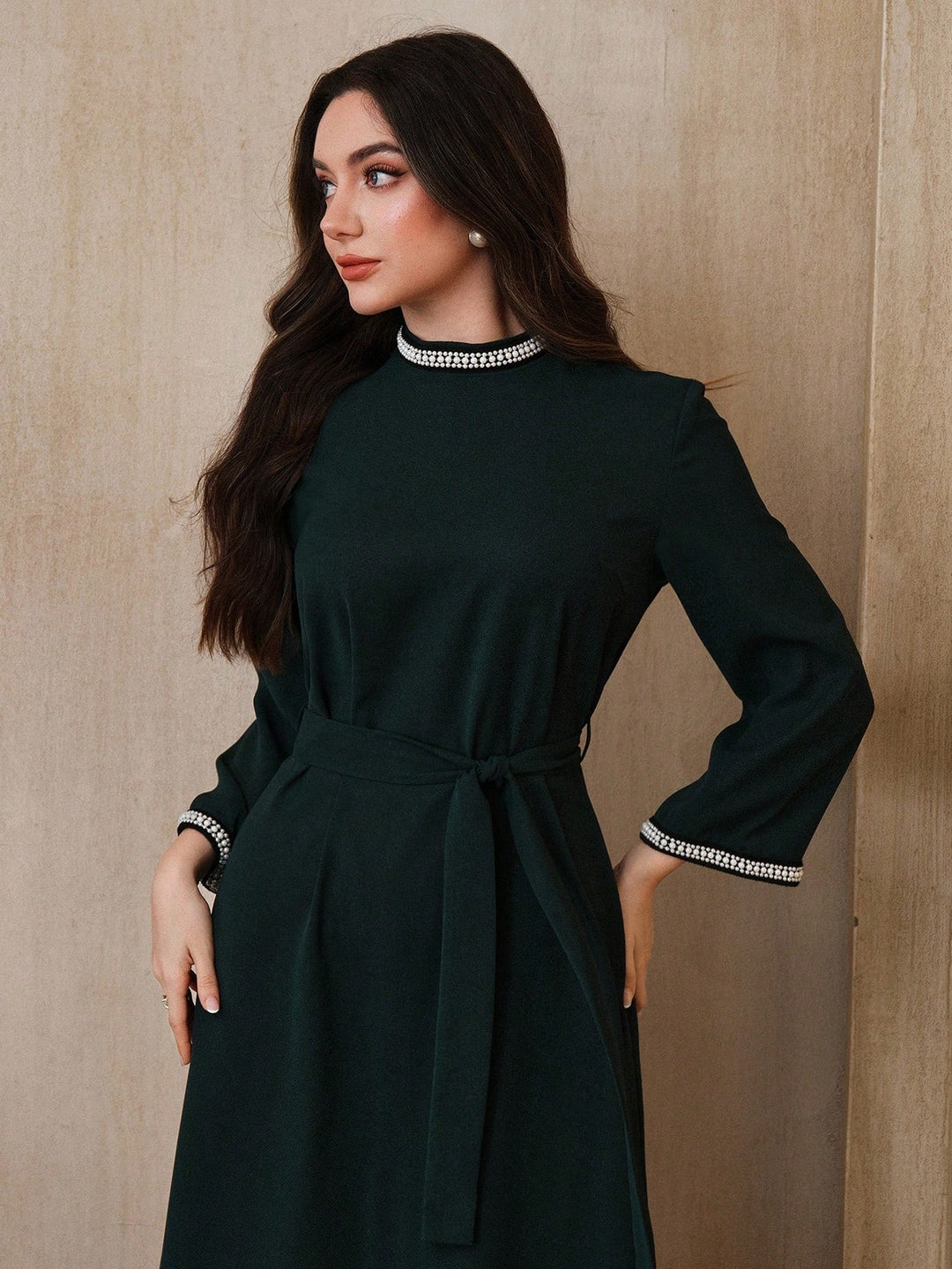 Rochie maxi SHEIN, verde