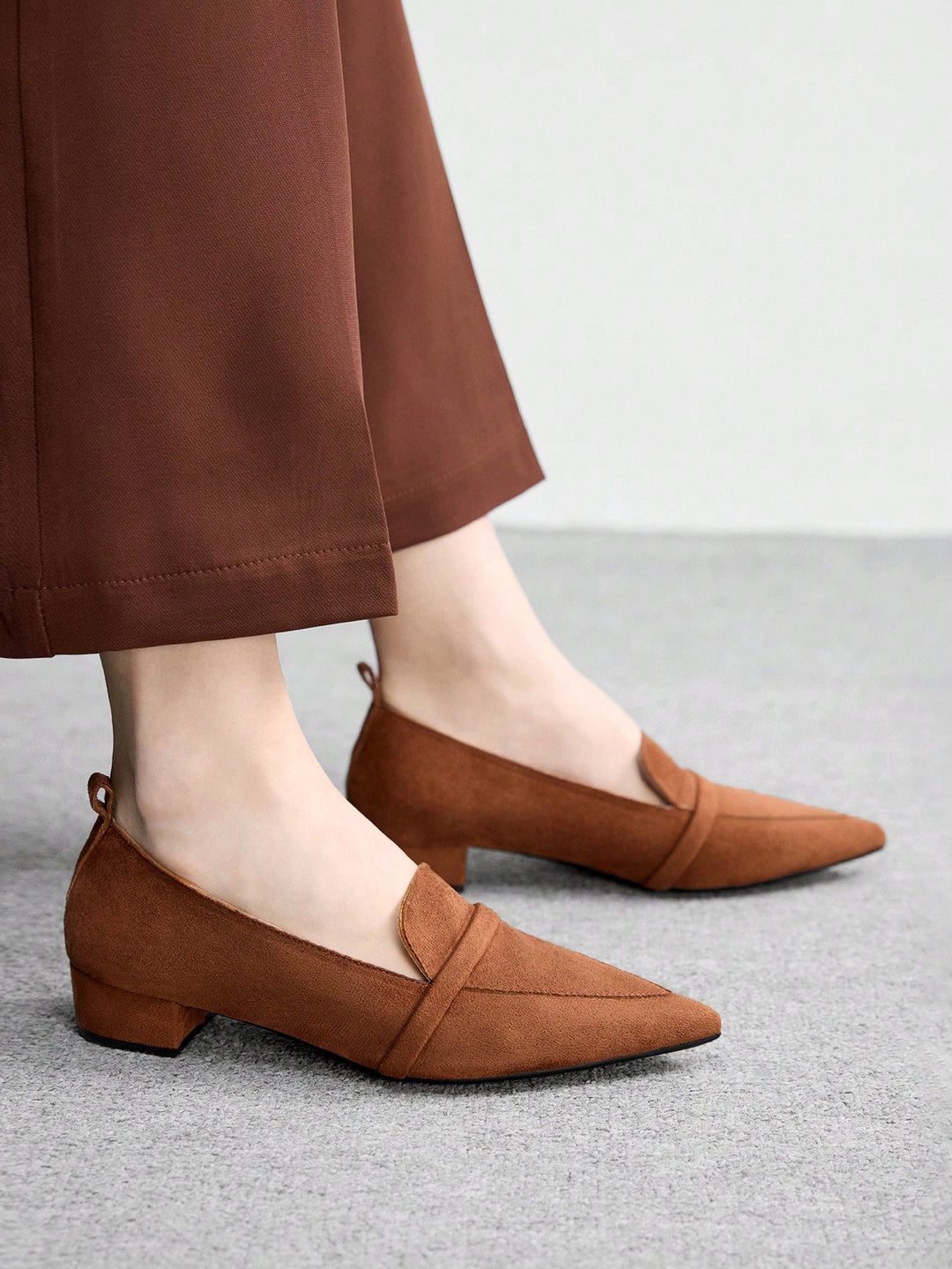 Pantofi cu toc SHEIN, maro