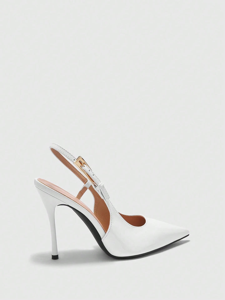 SHEIN High Heels, White