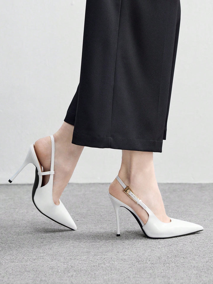 SHEIN High Heels, White
