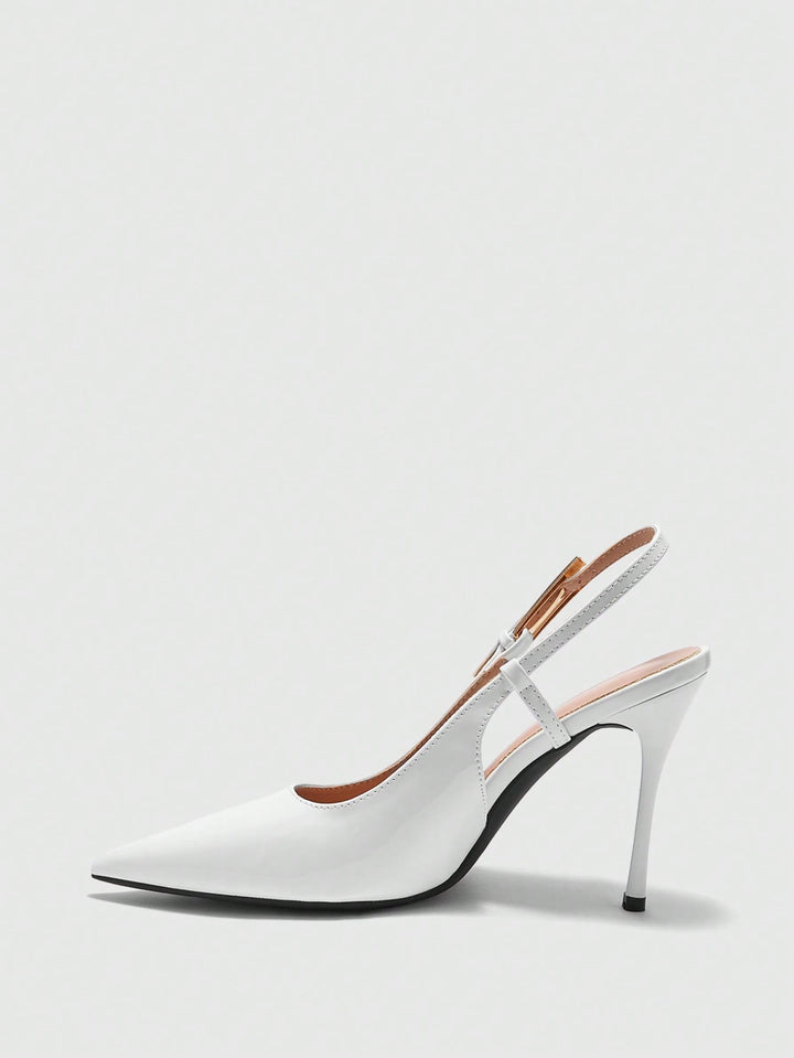 SHEIN High Heels, White