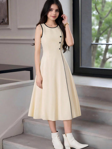 Rochie SHEIN, crem