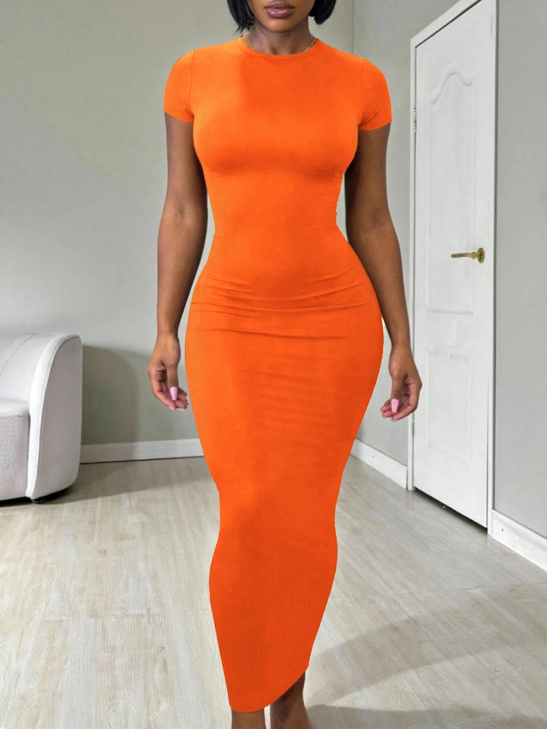 SHEIN Maxi Dress, Orange