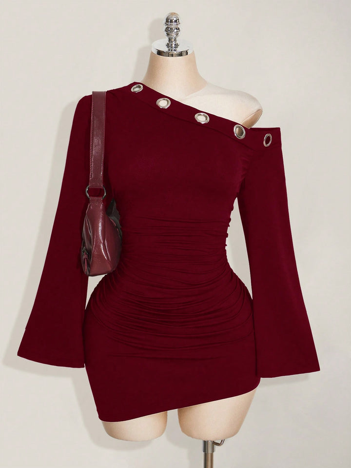 Rochie SHEIN, vișiniu