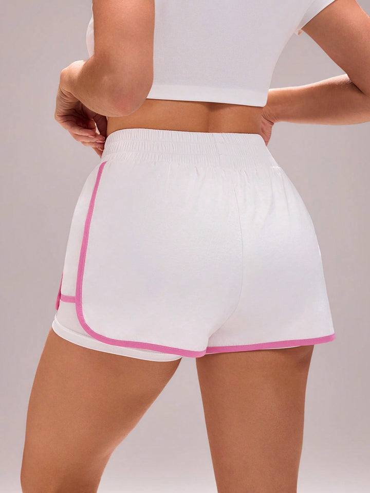 Pantaloni scurți SHEIN, alb