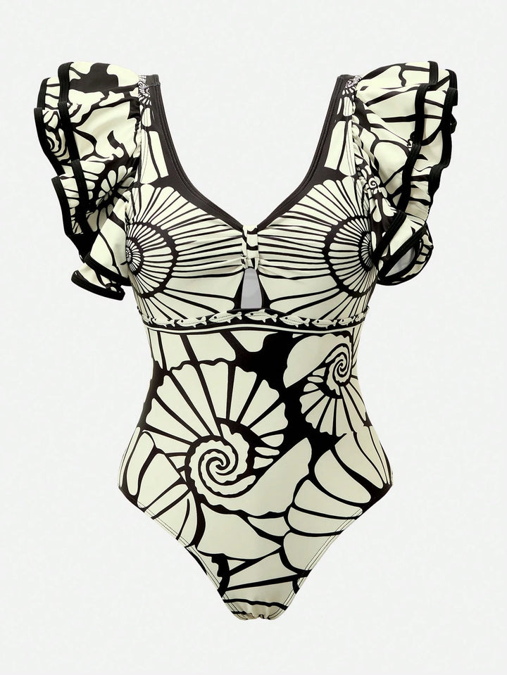 Costum de baie întreg SHEIN, mix culori