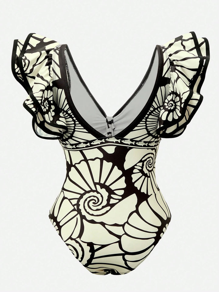 Costum de baie întreg SHEIN, mix culori