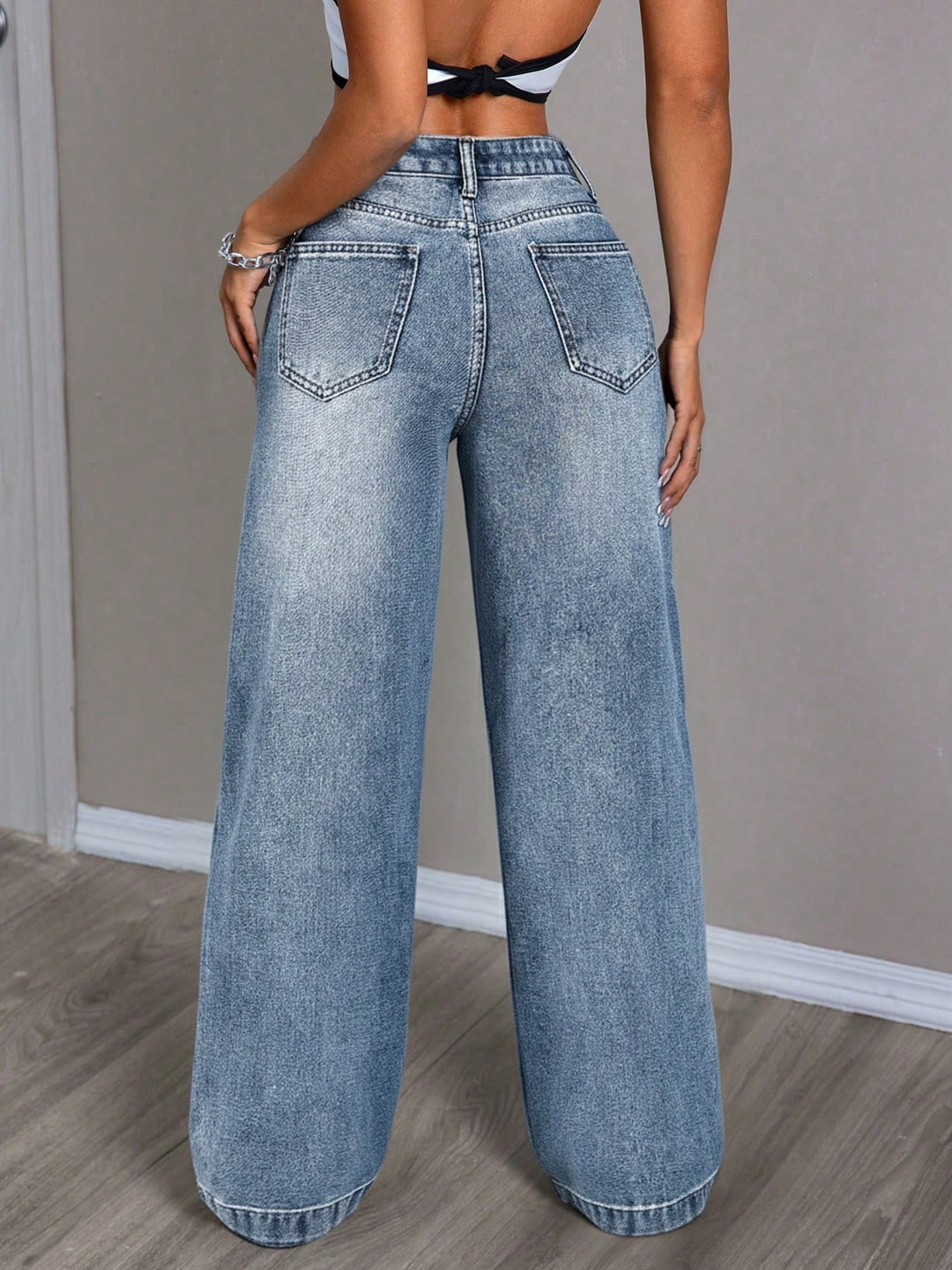 Jeans SHEIN, albastru