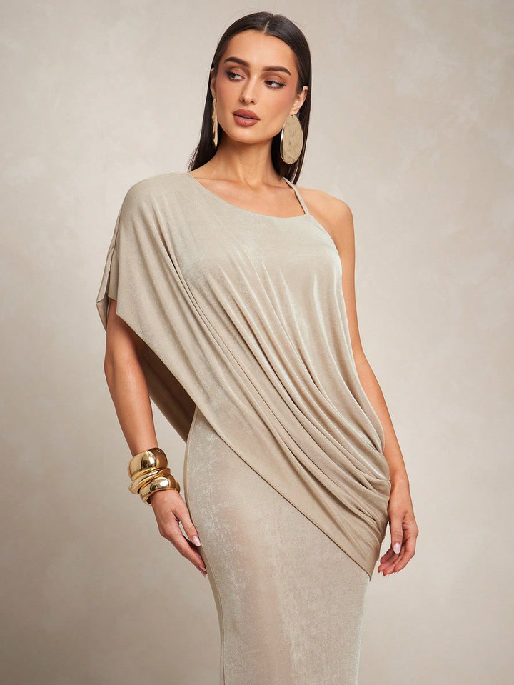 Rochie maxi SHEIN, kaki