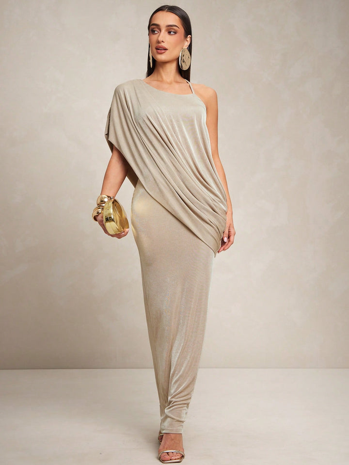 Rochie maxi SHEIN, kaki