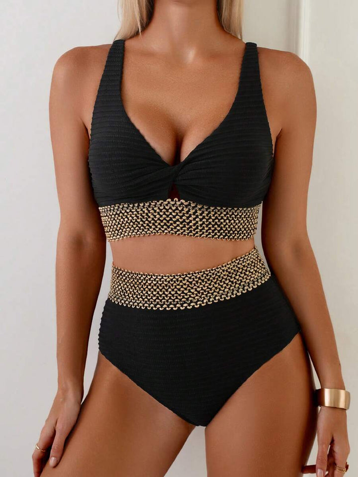 Costum de baie SHEIN, negru