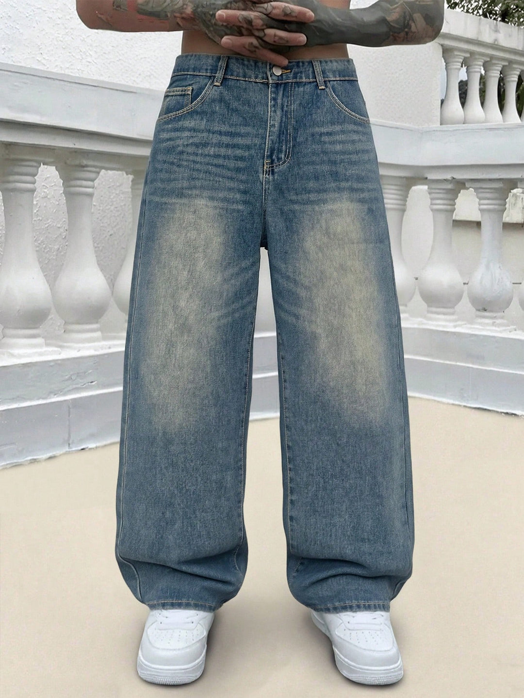 Jeans SHEIN, albastru