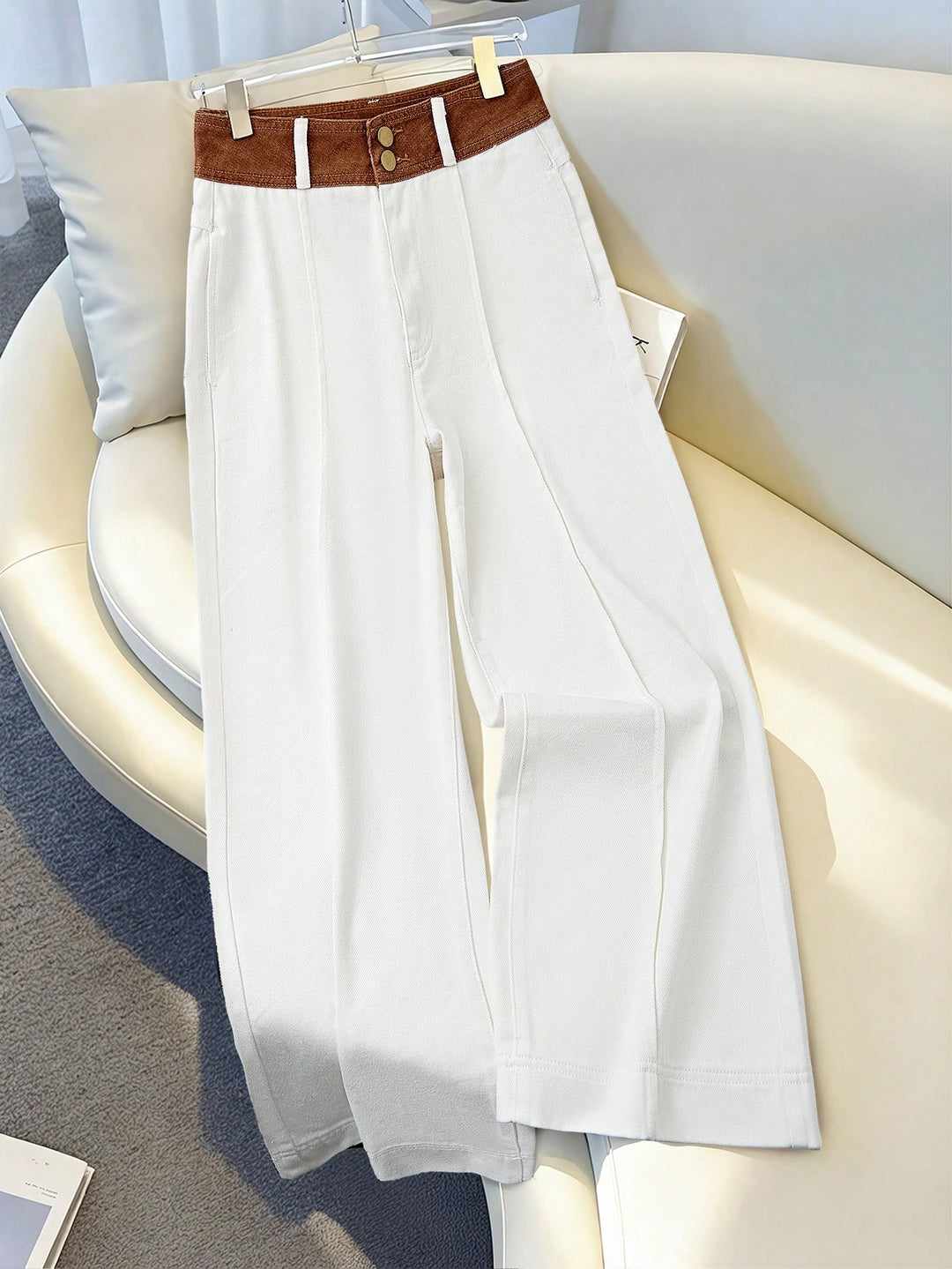 Jeans SHEIN, alb
