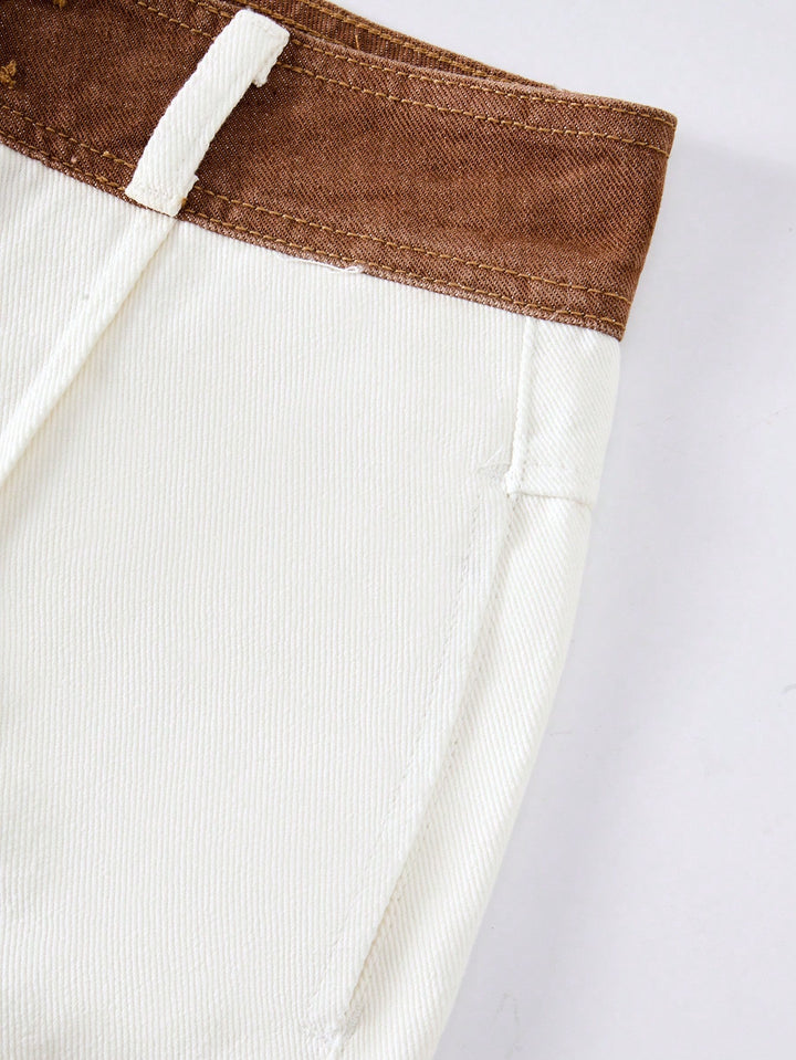 Jeans SHEIN, alb