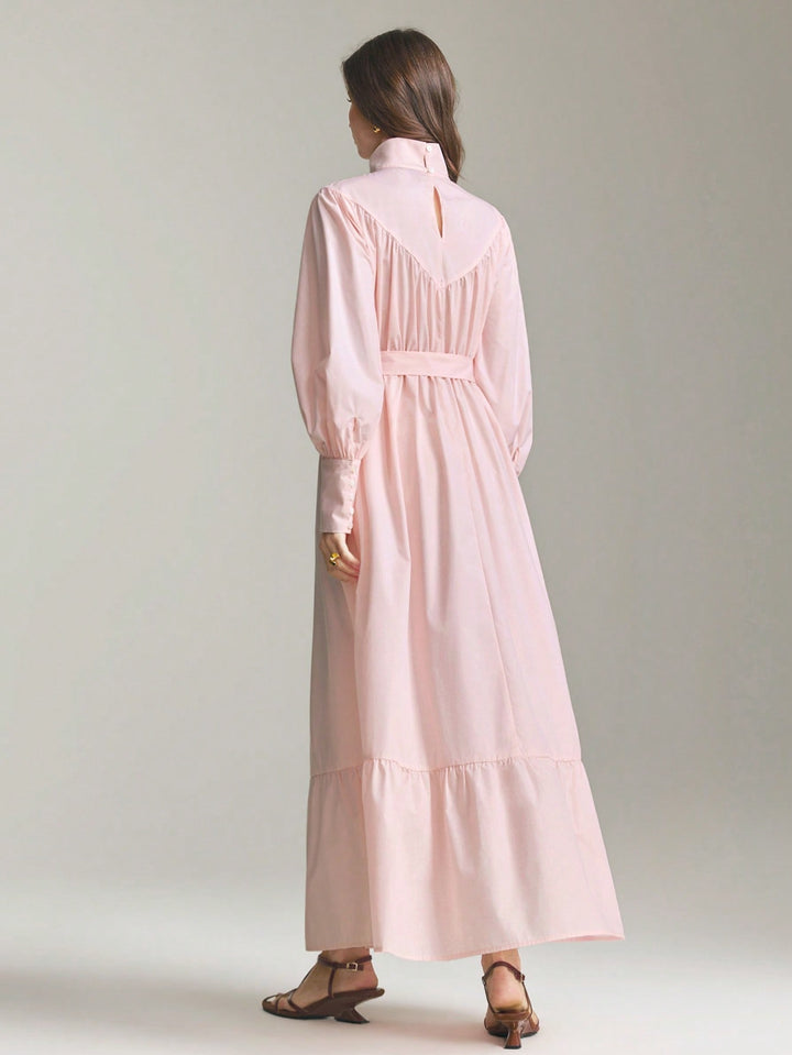 Rochie maxi SHEIN, roz