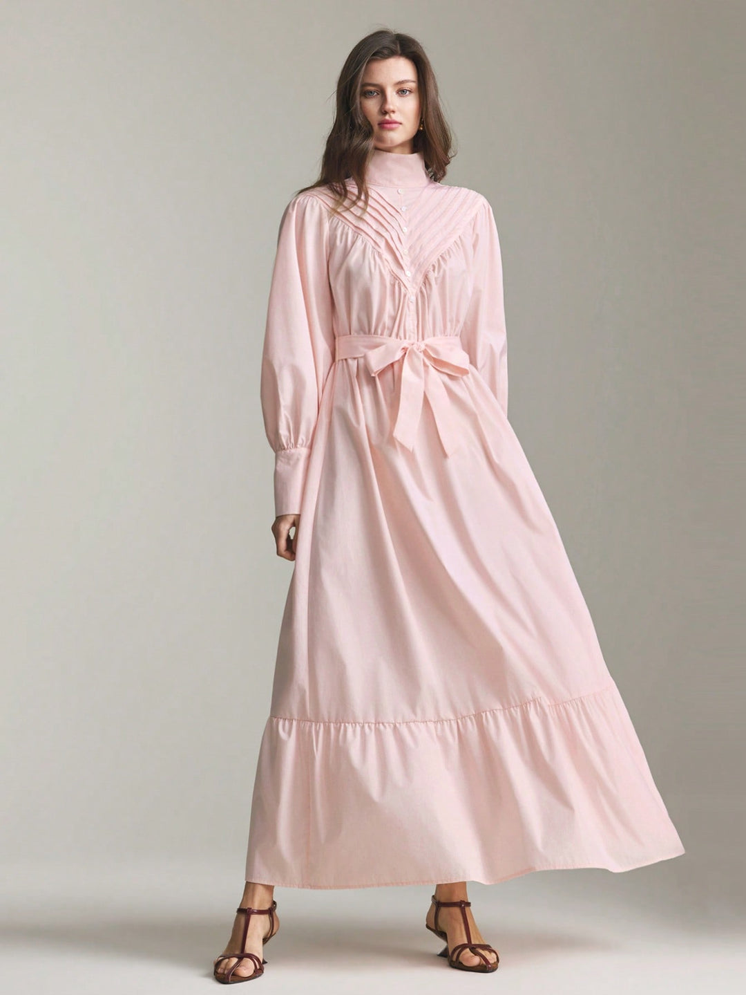 Rochie maxi SHEIN, roz