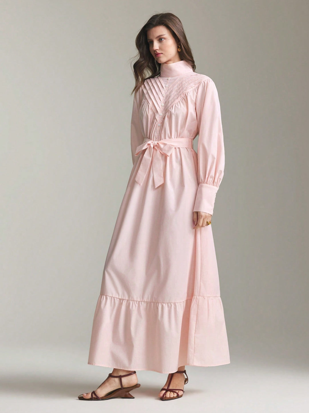 Rochie maxi SHEIN, roz