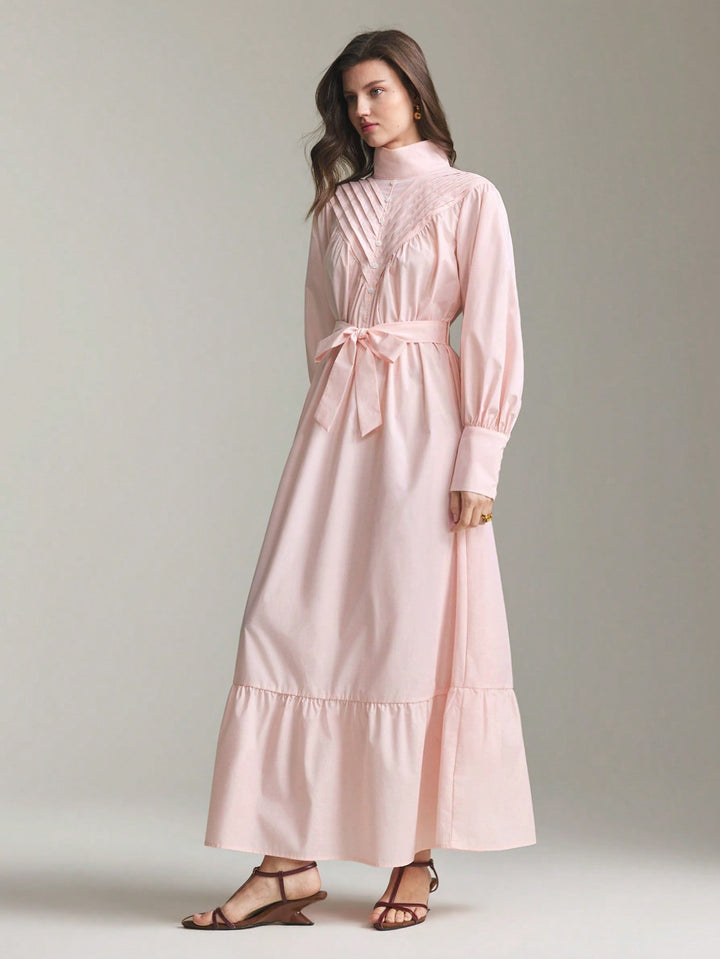 Rochie maxi SHEIN, roz