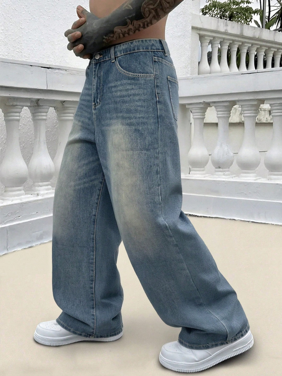Jeans SHEIN, albastru