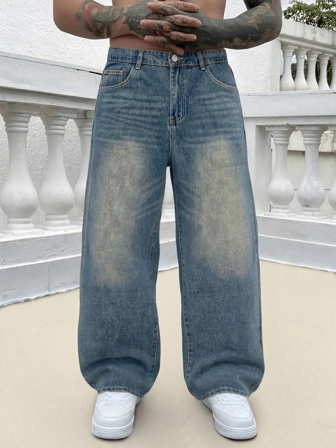 Jeans SHEIN, albastru