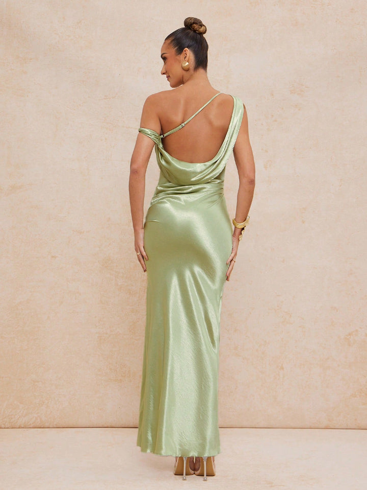 Rochie maxi SHEIN, verde