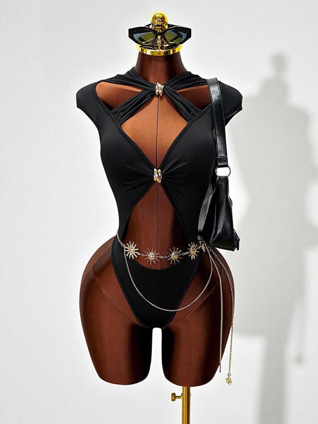 SHEIN body, fekete