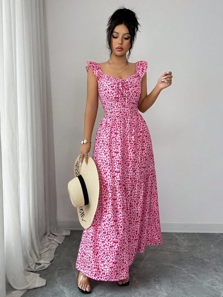 Rochie maxi SHEIN, roz