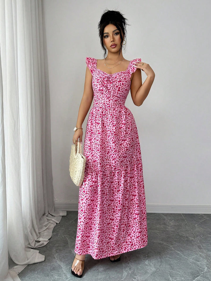 Rochie maxi SHEIN, roz