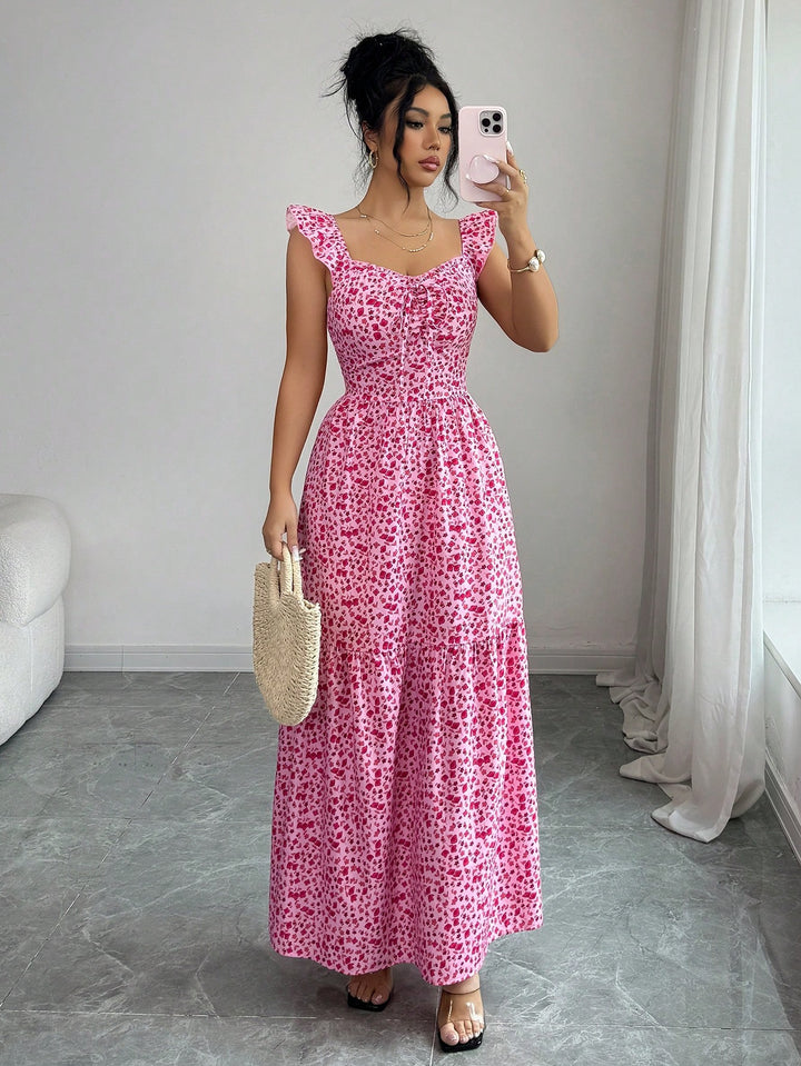Rochie maxi SHEIN, roz