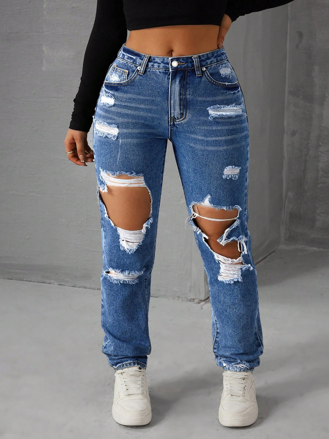 Jeans SHEIN, albastru
