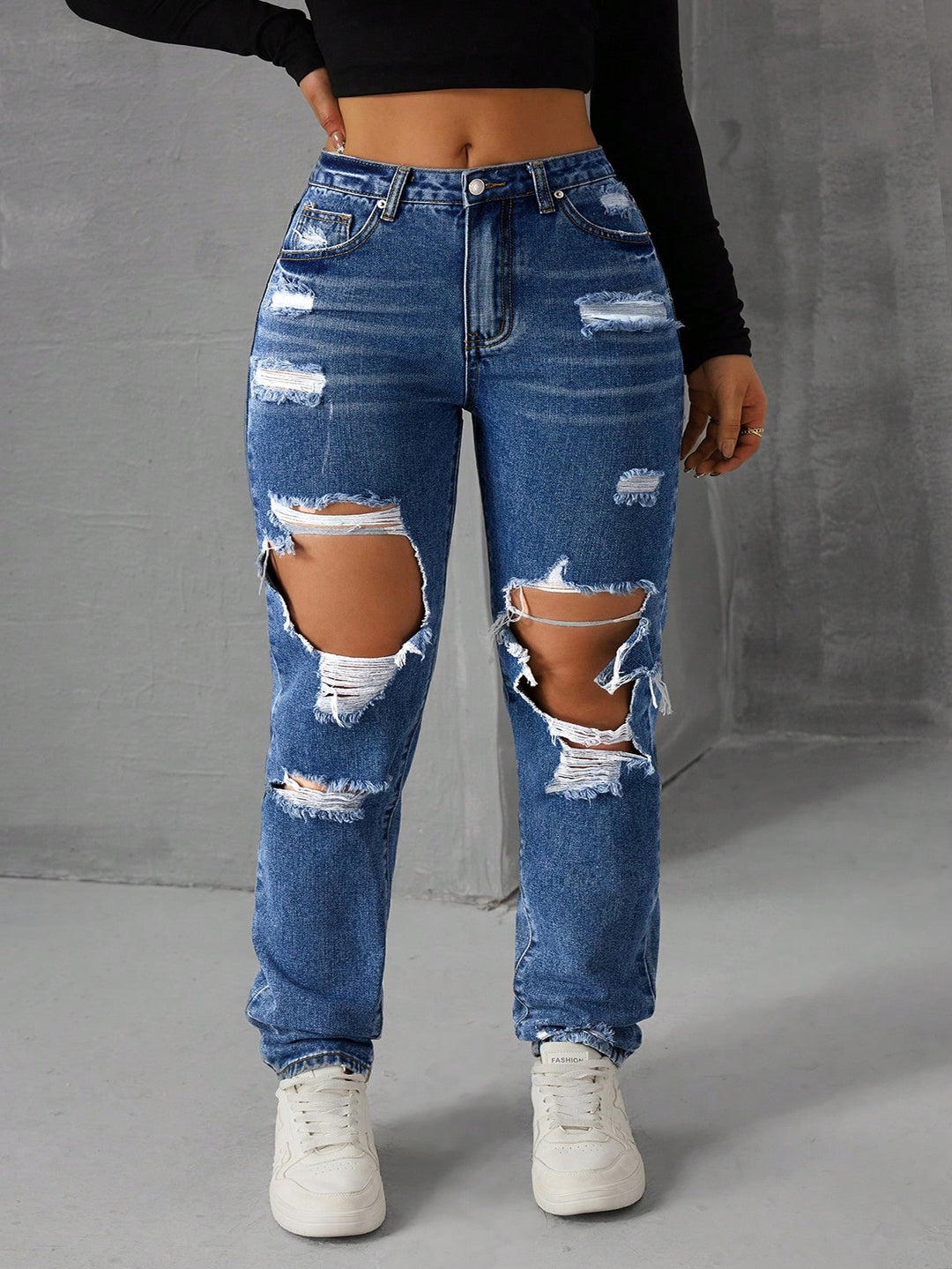 Jeans SHEIN, albastru