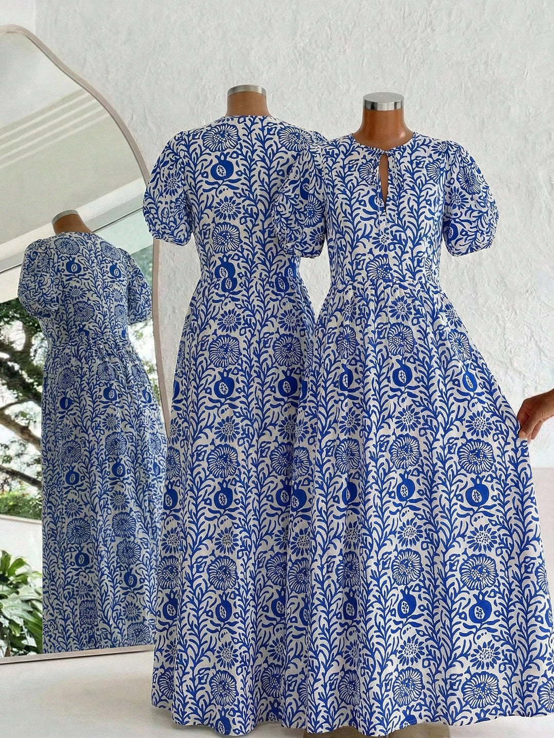 Rochie maxi SHEIN, albastru