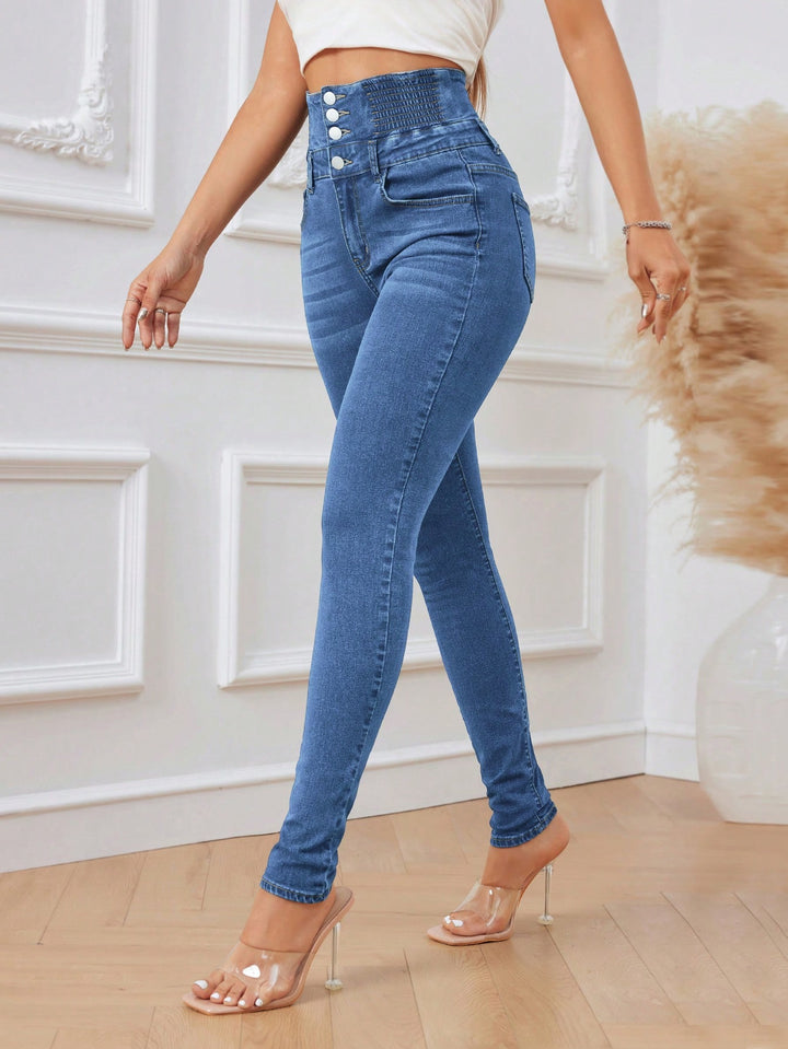 Jeans SHEIN, albastru