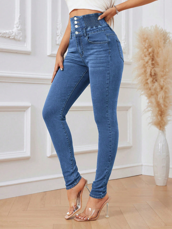 Jeans SHEIN, albastru