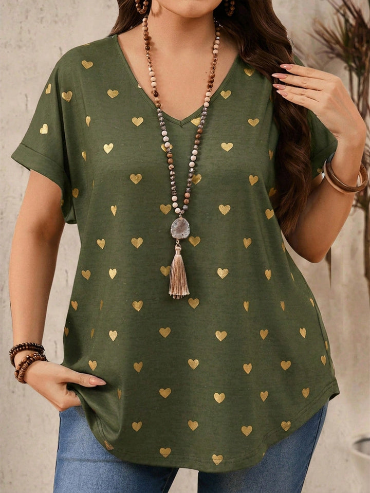 Tricou SHEIN, kaki