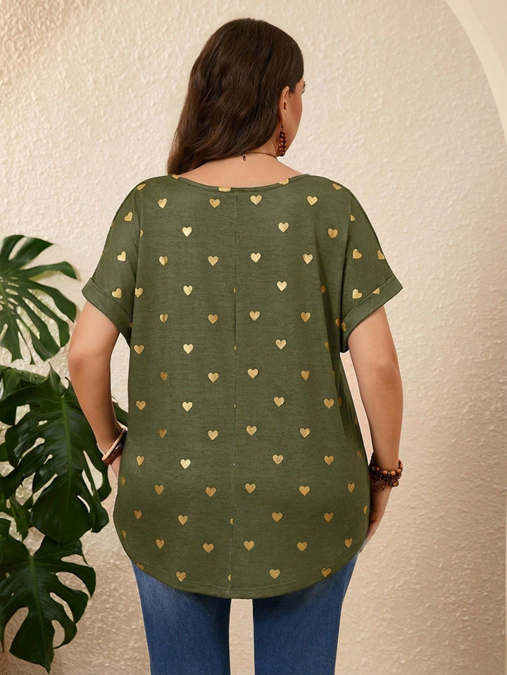 Tricou SHEIN, kaki