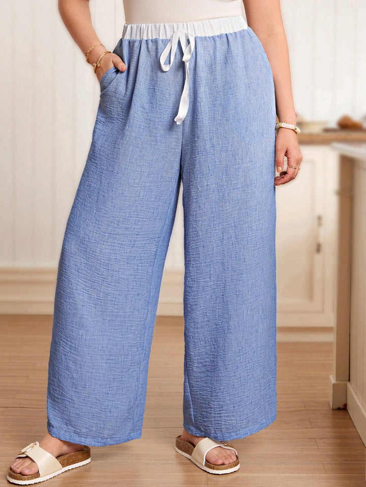 Pantaloni SHEIN, albastru