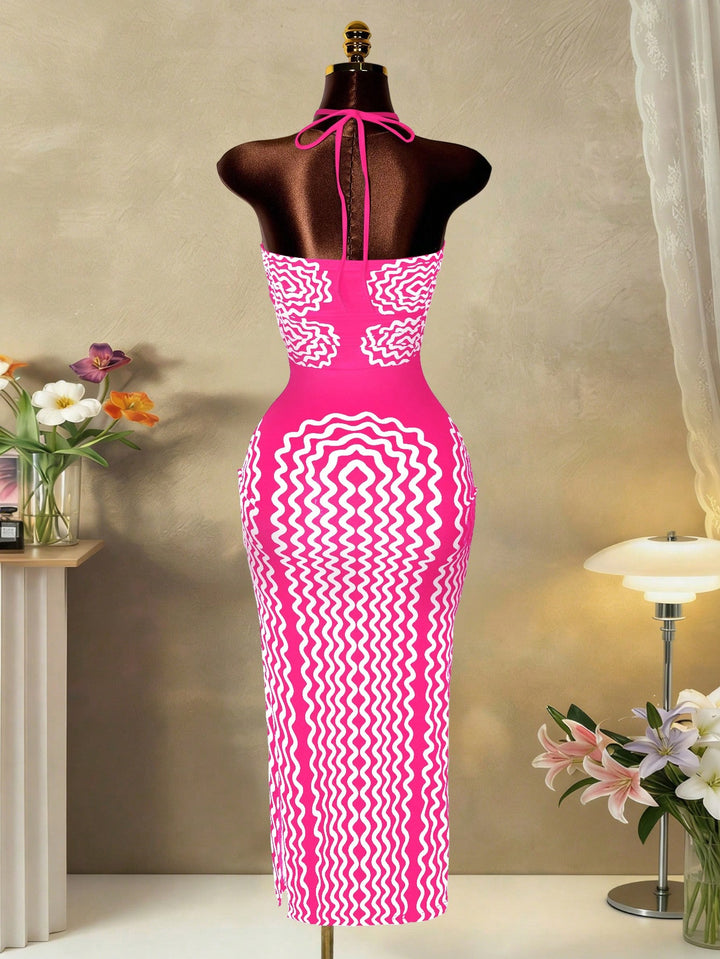 Rochie maxi SHEIN, roz