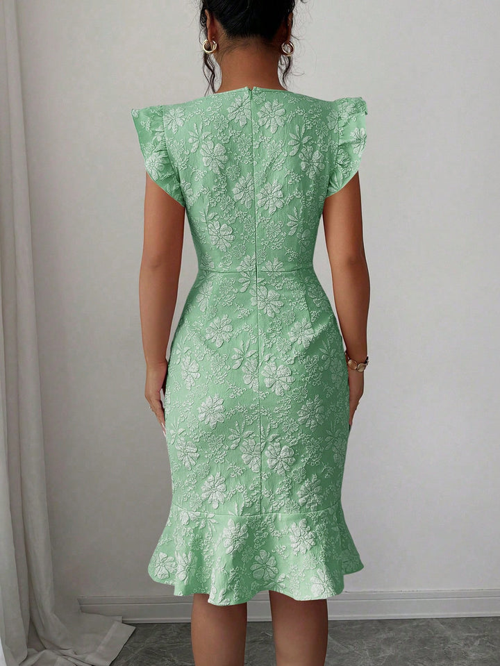Rochie midi SHEIN, turcoaz