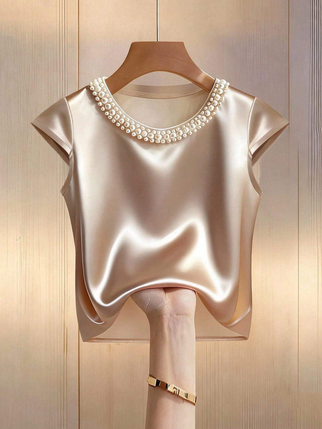 Tricou SHEIN, auriu
